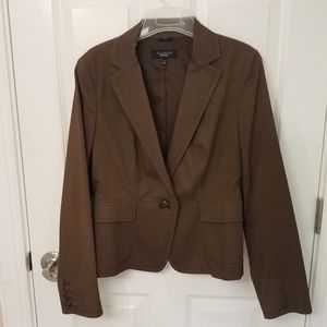 Talbots blazer olive green